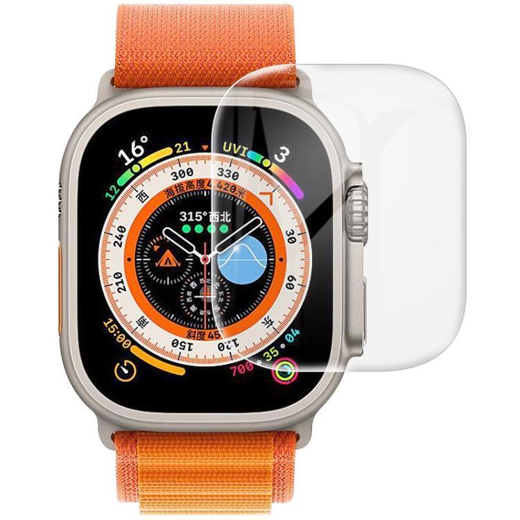 2pcs imak Curved Full Screen Hydrogel Film Protector, For Apple Watch Ultra 1/2/3 49mm