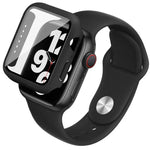 imak Integrated Case and Film with Silicone Strap, For Apple Watch SE 1/2/3/Series 4/5/6 44mm, For Apple Watch SE 1/2/3/Series 4/5/6 40mm