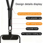XDcase Adjustable Mobile Phone Wrist Lanyard with Gasket