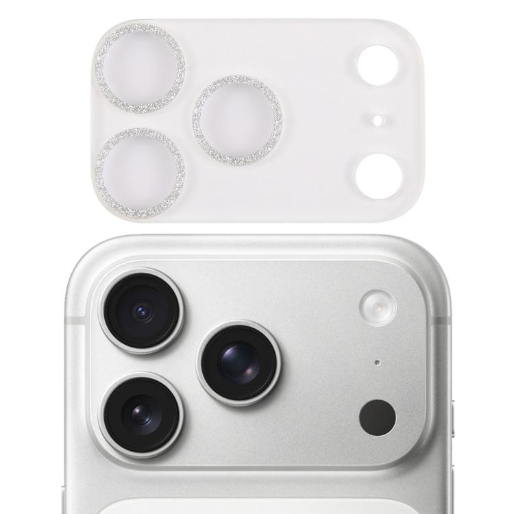Glitter Ring Tempered Glass Camera Lens Film, For iPhone 17 Pro Max, For iPhone 17 Pro