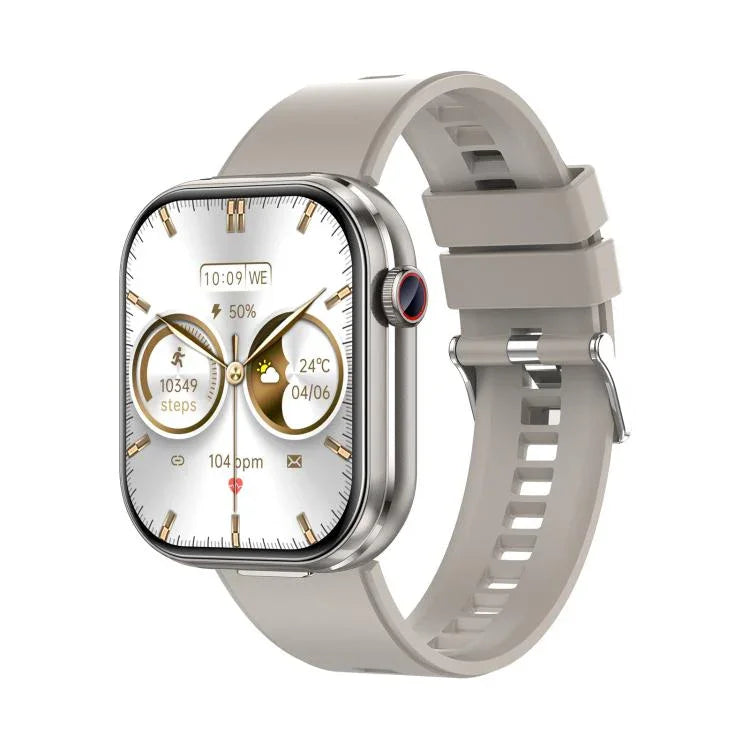 T99 2.02 inch Square Screen 2 in 1 Bluetooth Earphone IP67 Waterproof Smart Watch, Supports Blood Oxygen Monitoring