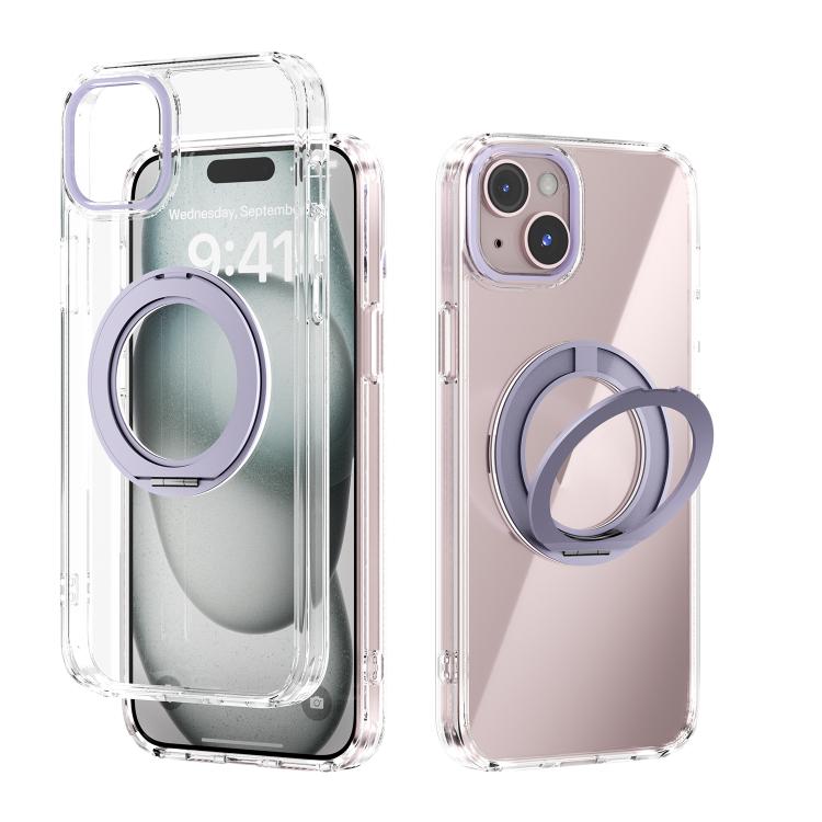 ABEEL MagSafe Q-LUCK Pivot Bracket Transparent Phone Case, For iPhone 15 Pro Max, For iPhone 15 Pro, For iPhone 15 Plus, For iPhone 15, For iPhone 14 Plus, For iPhone 14, For iPhone 14 Pro, For iPhone 14 Pro Max