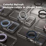 ABEEL MagSafe Q-LUCK Pivot Bracket Transparent Phone Case, For iPhone 15 Pro Max, For iPhone 15 Pro, For iPhone 15 Plus, For iPhone 15, For iPhone 14 Plus, For iPhone 14, For iPhone 14 Pro, For iPhone 14 Pro Max