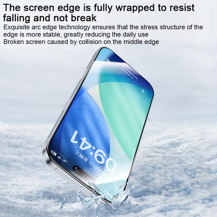 Benks Zero Curve Edge HD Tempered Screen Protector, For iPhone 17 Pro Max, For iPhone 17, For iPhone Air
