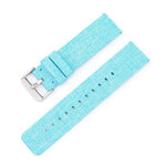 Stainless Steel Pin Buckle Nylon Woven Canvas Watch Band, 20mm, 22mm