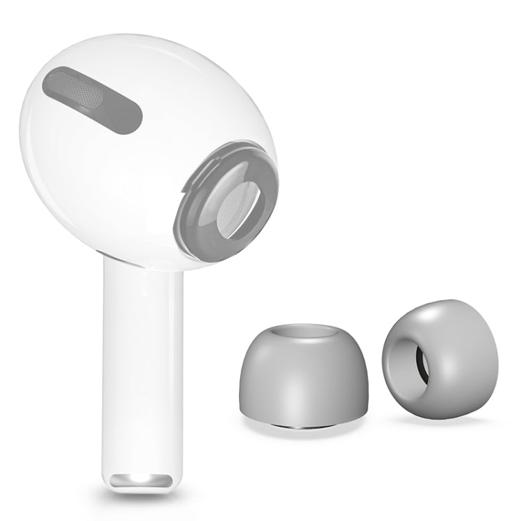 12 PCS Wireless Earphone Replaceable Memory Foam Ear Cap Earplugs for AirPods Pro, with Storage Box, Memory Foam Grey