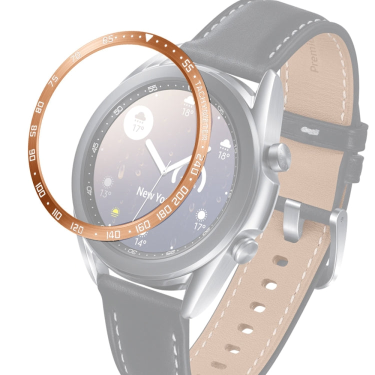 Smart Watch Steel Bezel Ring, E Version, For Samsung Galaxy Watch 3 41mm, For Samsung Galaxy Watch 3 45mm