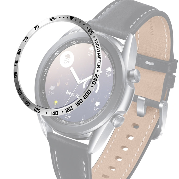 Smart Watch Steel Bezel Ring, E Version, For Samsung Galaxy Watch 3 41mm, For Samsung Galaxy Watch 3 45mm