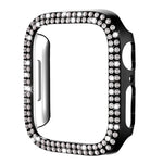xDfind Double Row Diamond Hollow PC Watch Cover, For Apple Watch Series 6 / 5 / 4 / SE 44mm, For Apple Watch Series 6 / 5 / 4 / SE 40mm, For Apple Watch Series 11 46mm / 10 46mm, For Apple Watch Series 11 42mm / 10 42mm                                 ...