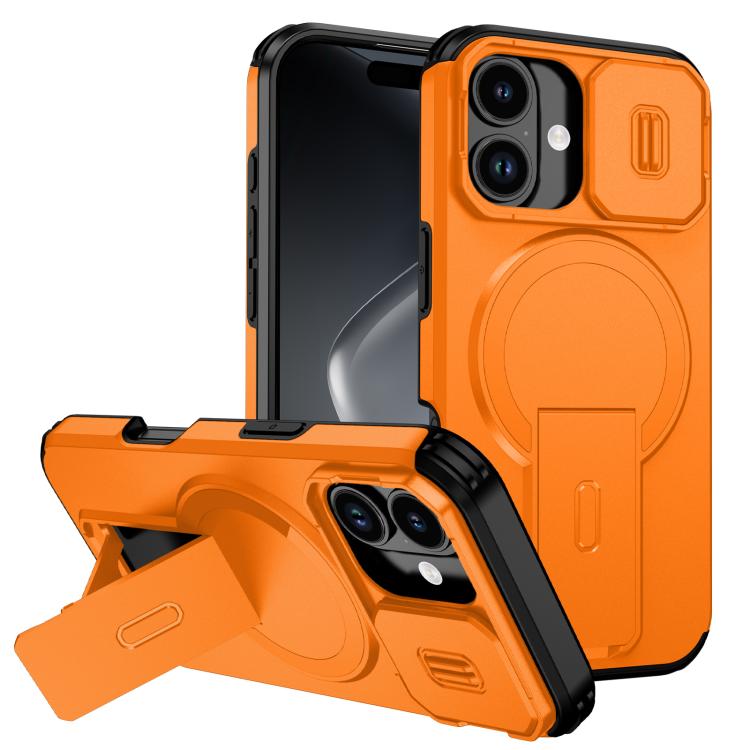 Sliding Camshield MagSafe Holder Phone Case, For iPhone 17, For iPhone Air, For iPhone 16 Pro Max, For iPhone 16 Pro, For iPhone 16 Plus, For iPhone 16