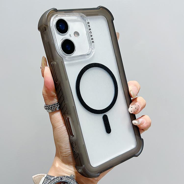 Transparent Matte TPU Hybrid PC 3-in-1 MagSafe Phone Case, For iPhone 17 Pro Max, For iPhone 17 Pro, For iPhone 17, For iPhone Air, For iPhone 16 Pro Max, For iPhone 16 Pro, For iPhone 16 Plus, For iPhone 16