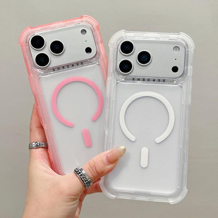 Transparent Matte TPU Hybrid PC 3-in-1 MagSafe Phone Case, For iPhone 15 Pro Max, For iPhone 15 Pro, For iPhone 15 Plus, For iPhone 15, For iPhone 14 Plus, For iPhone 14, For iPhone 14 Pro, For iPhone 14 Pro Max