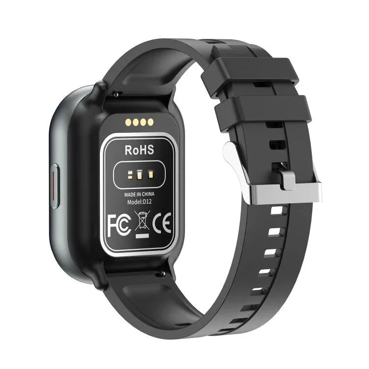D12 2.01 inch TFT Screen Smart Bluetooth Watch & Headphone 2 in 1 Support Wireless Calling