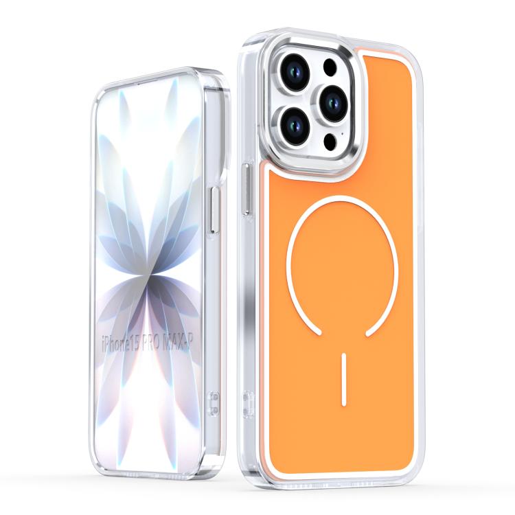 Bright Shadow Two-color MagSafe Magnetic Phone Case, For iPhone 15 Pro Max, For iPhone 15 Pro, For iPhone 15 Plus, For iPhone 15, For iPhone 14 Plus, For iPhone 14 / 13, For iPhone 14 Pro, For iPhone 14 Pro Max