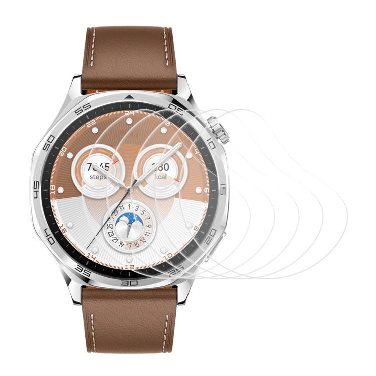 5pcs xDfind Soft Hydrogel Film Full Cover Watch Front Protector, For Huawei Watch Kids 4 Pro, For Huawei Watch D2, For Huawei Watch GT 5 46mm, For Huawei Watch GT 5 41mm, For Huawei Watch GT 4 46mm, For Huawei Watch GT 4 41mm, For Huawei Watch 4 Pro   ...