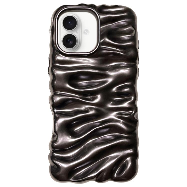 Cream Texture Electroplating TPU Full Coverage Phone Case, For iPhone 17, For iPhone 16 Pro Max