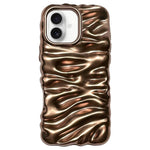 Cream Texture Electroplating TPU Full Coverage Phone Case, For iPhone 17, For iPhone 16 Pro Max, For iPhone 16 Pro, For iPhone 16