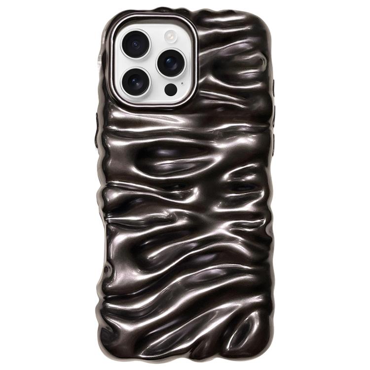 Cream Texture Electroplating TPU Full Coverage Phone Case, For iPhone 17, For iPhone 16 Pro Max, For iPhone 16 Pro, For iPhone 16