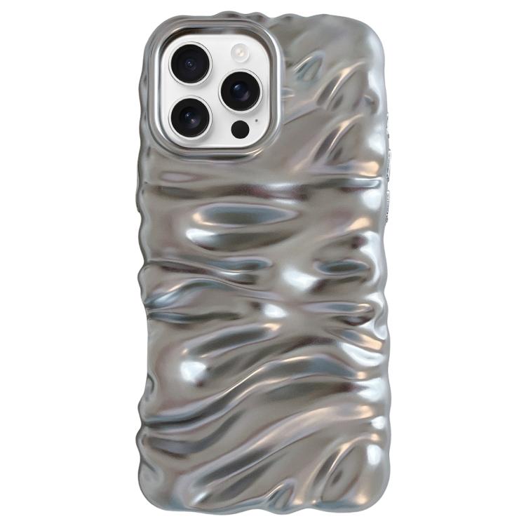 Cream Texture Electroplating TPU Full Coverage Phone Case, For iPhone 17, For iPhone 16 Pro Max, For iPhone 16 Pro, For iPhone 16