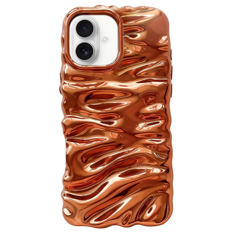 Cream Texture Electroplating TPU Full Coverage Phone Case, For iPhone 17, For iPhone 16 Pro Max, For iPhone 16 Pro, For iPhone 16