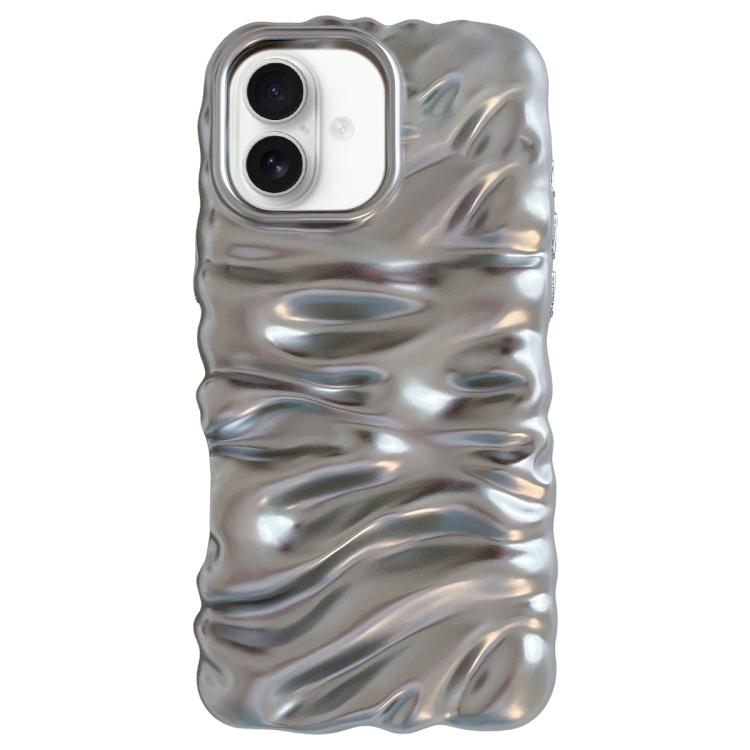 Cream Texture Electroplating TPU Full Coverage Phone Case, For iPhone 17, For iPhone 16 Pro Max, For iPhone 16 Pro, For iPhone 16