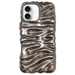Cream Texture Electroplating TPU Full Coverage Phone Case, For iPhone 17, For iPhone 16 Pro Max, For iPhone 16 Pro, For iPhone 16