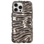 Cream Texture Electroplating TPU Full Coverage Phone Case, For iPhone 16 Pro, For iPhone 16, For iPhone 15 Pro Max, For iPhone 15 Pro