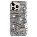 Cream Texture Electroplating TPU Full Coverage Phone Case, For iPhone 16 Pro, For iPhone 16, For iPhone 15 Pro Max, For iPhone 15 Pro