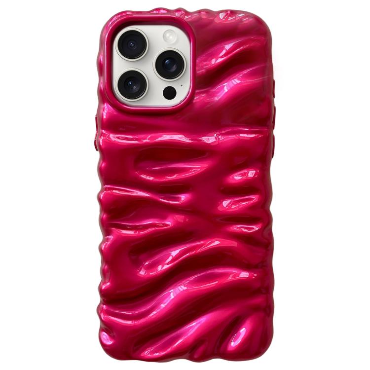 Cream Texture Electroplating TPU Full Coverage Phone Case, For iPhone 16 Pro, For iPhone 16, For iPhone 15 Pro Max, For iPhone 15 Pro