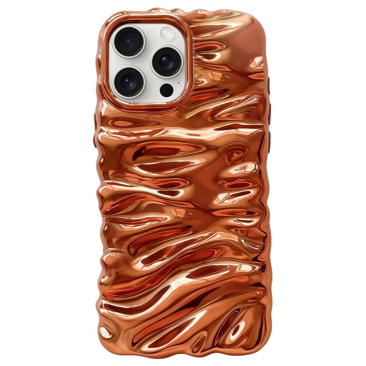 Cream Texture Electroplating TPU Full Coverage Phone Case, For iPhone 14 Pro, For iPhone 14 Pro Max, For iPhone 13