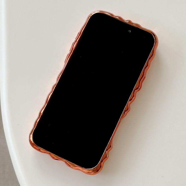 Cream Texture Electroplating TPU Full Coverage Phone Case, For iPhone 17, For iPhone 16 Pro Max, For iPhone 16 Pro, For iPhone 16
