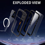 RedPepper IP68 Waterproof Triple-proof MagSafe Phone Case, For iPhone 18 Pro / 17 Pro, For iPhone 18 Pro Max / 17 Pro Max, For iPhone Air