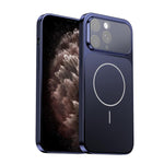 Corning Glass Plating Large Window MagSafe Phone Case, For iPhone 12 Pro, For iPhone 11 Pro Max, For iPhone 11
