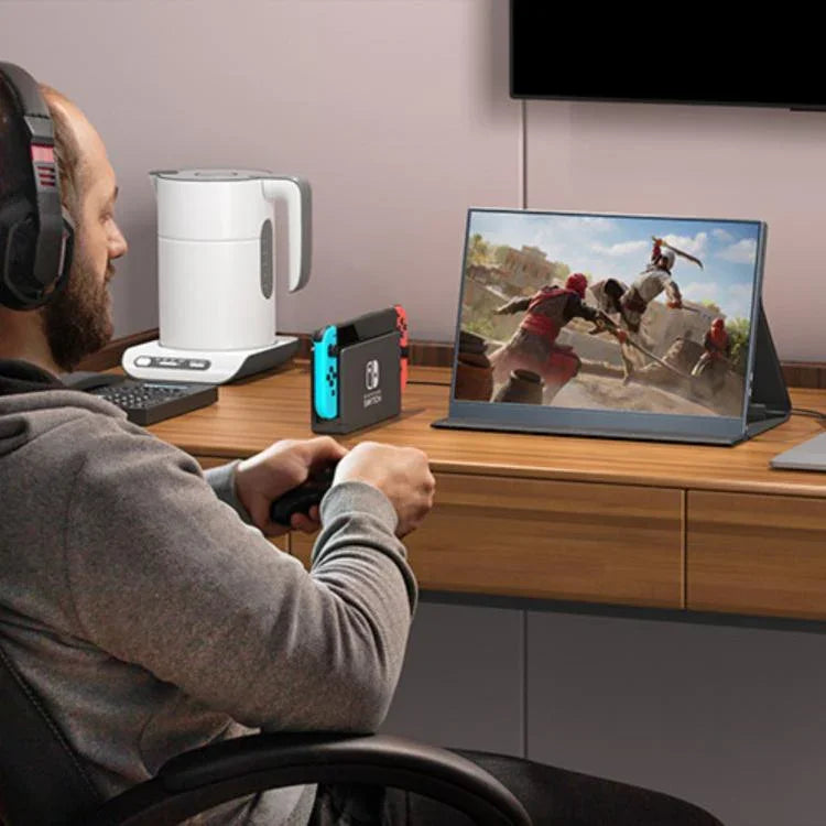 P160Q16BW 16 inch 2.5K Portable Monitor Gaming Extended Screen, 16 inch 2.5K 60Hz