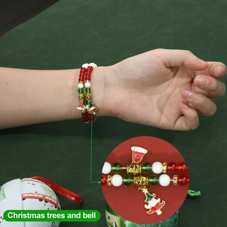 Width 14mm Christmas Beads Chain Watch Band, For Apple Watch 46mm / 49mm / 45mm / 44mm, For Apple Watch 42mm / 41mm / 40mm / 38mm