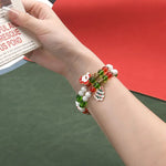 Width 20mm Christmas Beads Chain Watch Band, For Apple Watch 46mm / 49mm / 45mm / 44mm, For Apple Watch 42mm / 41mm / 40mm / 38mm