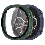 xDfind Tempered Film Integrated Frosted PC Watch Protective Cover, For Samsung Galaxy Watch8 44mm, For Samsung Galaxy Watch8 40mm