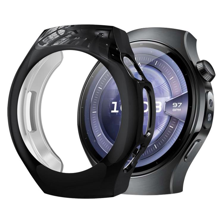 xDfind Plating Tempered Film Integrated TPU Watch Protective Cover, For Huawei Watch 5 42mm, For Huawei Watch 5 46mm