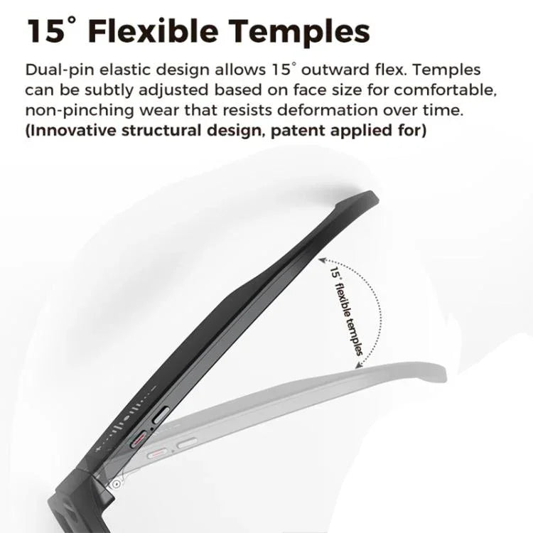 M02 8MP Camera AI Smart Glasses with Photochromic Lenses