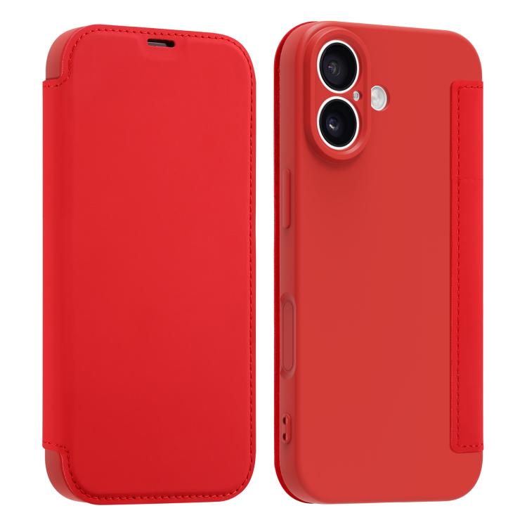 Imitate Liquid Skin Feel Leather Phone Case with Card Slots, For iPhone 17 Pro Max, For iPhone 17 Pro, For iPhone 17, For iPhone Air