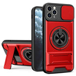 Lens Sliding Window Multifunctional Magnetic Shockproof Phone Case, For iPhone 13 Pro Max, For iPhone 13 Pro, For iPhone 12 Pro Max, For iPhone 11 Pro Max, For iPhone 11