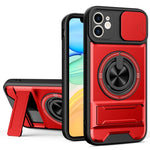 Lens Sliding Window Multifunctional Magnetic Shockproof Phone Case, For iPhone 13 Pro Max, For iPhone 13 Pro, For iPhone 12 Pro Max, For iPhone 11 Pro Max, For iPhone 11