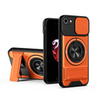 Lens Sliding Window Multifunctional Magnetic Shockproof Phone Case, For iPhone XS Max, For iPhone 7 Plus, For iPhone 7