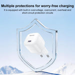 Yesido YC103 PD 35W Type-C Mini Ice Cube Fast Charger, EU Plug