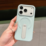 Invisible Holder PC + Vegan Leather Magnetic Phone Case, For iPhone 18 Pro / 17 Pro, For iPhone 18 Pro Max / 17 Pro Max