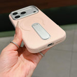 Invisible Holder PC + Vegan Leather Magnetic Phone Case, For iPhone 18 Pro / 17 Pro, For iPhone 18 Pro Max / 17 Pro Max