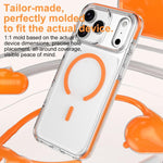 Ice Armor Magnetic PC Hybrid TPU Phone Case, For iPhone 17 Pro Max, For iPhone 17 Pro, For iPhone Air