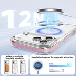 Crystal Shield Clear Magnetic Acrylic Hybrid TPU Phone Case, For iPhone 17 Pro Max, For iPhone 17 Pro, For iPhone 17, For iPhone Air, For iPhone 16 Pro Max, For iPhone 16 Pro
