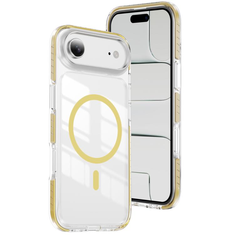 Crystal Shield Clear Magnetic Acrylic Hybrid TPU Phone Case, For iPhone 17 Pro Max, For iPhone 17 Pro, For iPhone 17, For iPhone Air, For iPhone 16 Pro Max, For iPhone 16 Pro