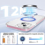 Crystal Shield Clear Magnetic Acrylic Hybrid TPU Phone Case, For iPhone 14 Plus, For iPhone 14 / 13, For iPhone 14 Pro, For iPhone 14 Pro Max, For iPhone 13 Pro Max, For iPhone 13 Pro